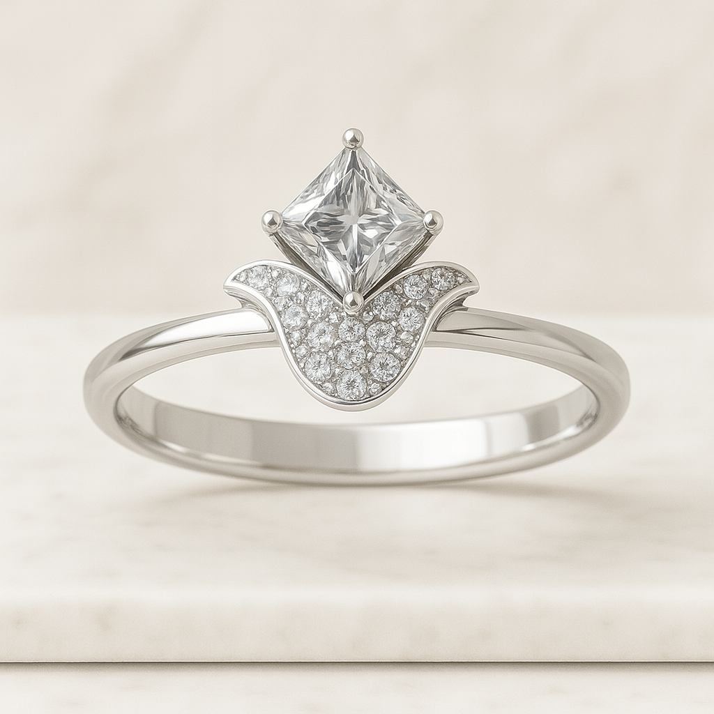 Lab Grown Diamond Band Full Eternity Ring for Women Anniversary Band for Wife Sparkling Band