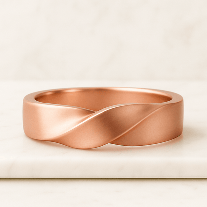 Lab Grown Diamond Band, Marquise and Round Diamond Half Wedding Ring