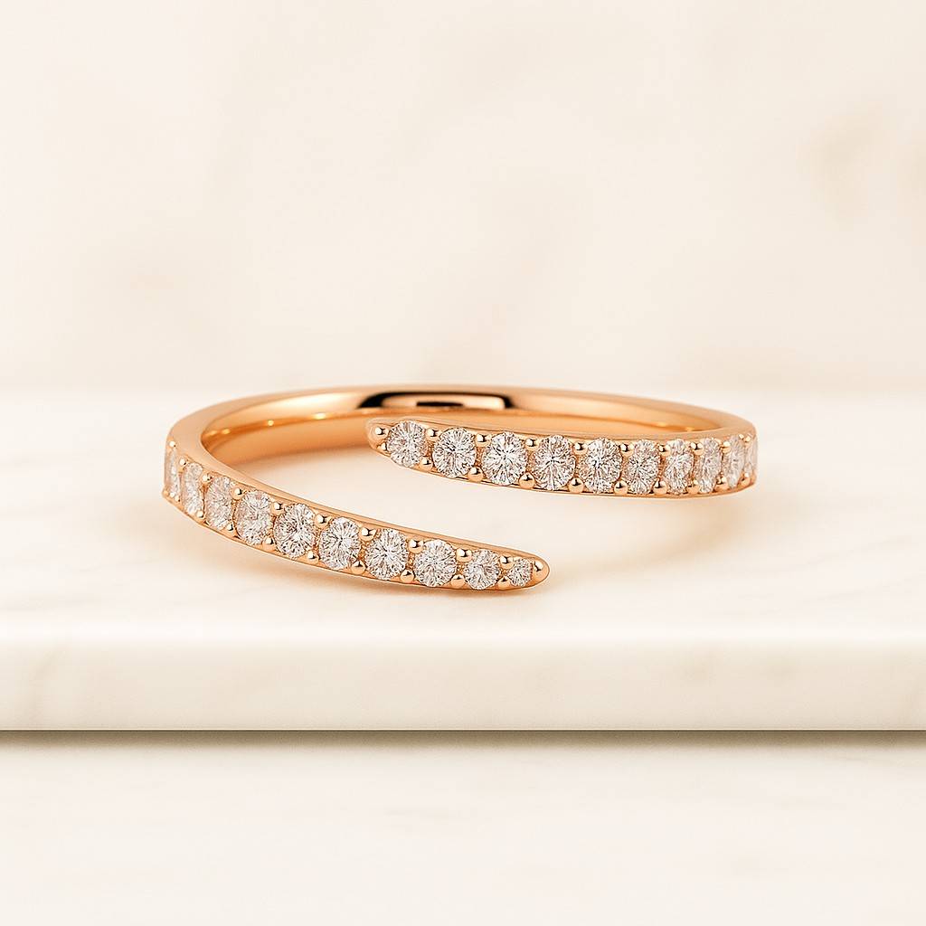 Lab Grown Diamond Bridesmaid Ring  Two Stone Eco Friendly Diamond You Me Ring
