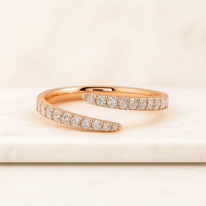 Lab Grown Diamond Bridesmaid Ring  Two Stone Eco Friendly Diamond You Me Ring
