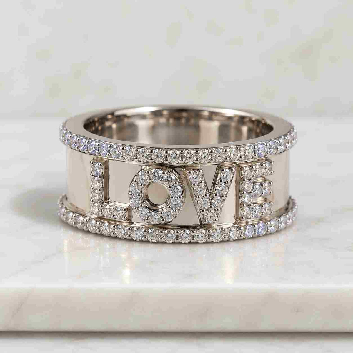 round cut lab grown diamond curved wedding band star engrave stackable ring 14k solid gold simple wave ring anniversary gift
