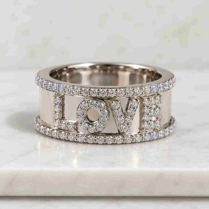 Round Cut Lab Grown Diamond Curved Wedding Band Star Engrave Stackable Ring 14K Solid Gold Simple Wave Ring Anniversary Gift
