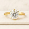 Brilliant Round Cut Diamond Solitaire Ring
