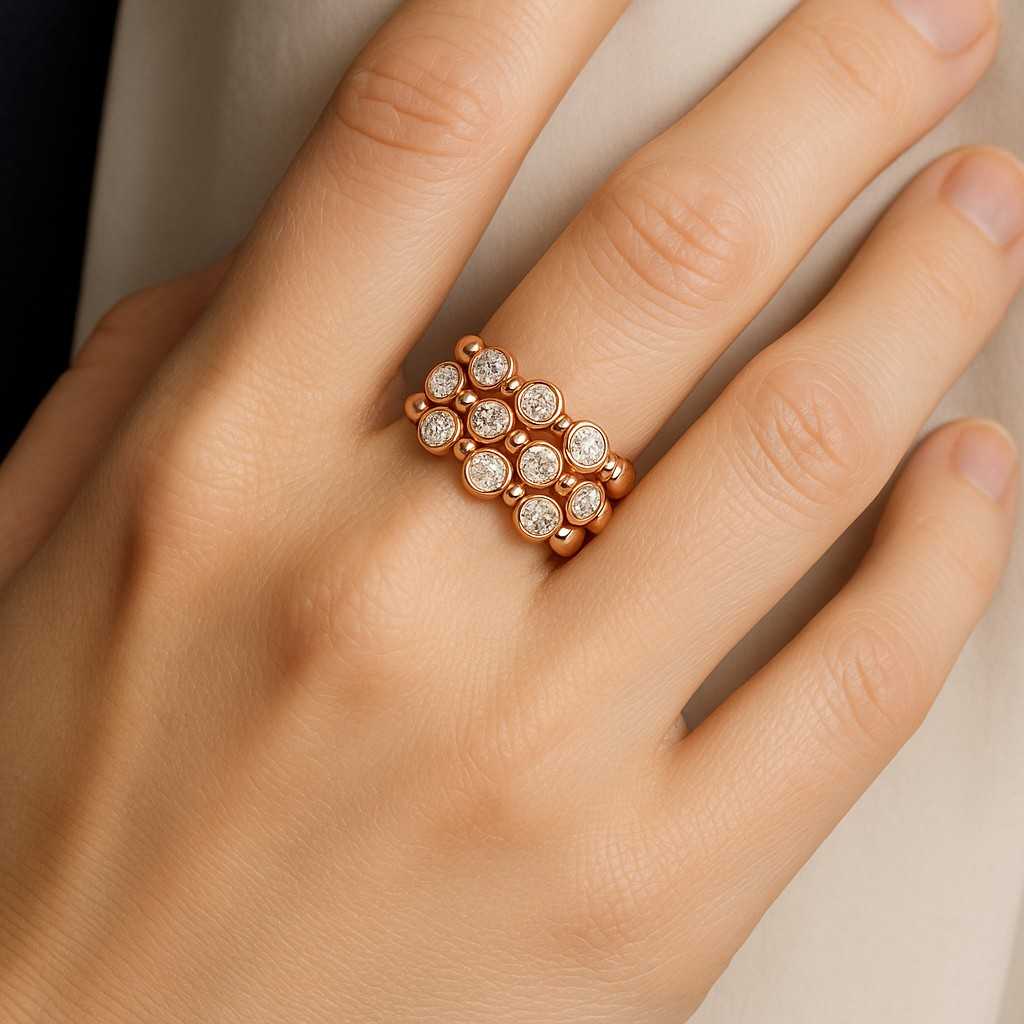 Lab Grown Diamond Engagement Ring Anniversary Gifts for Wife