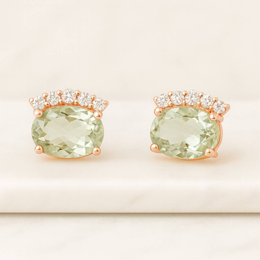 Lab Grown Diamond Halo Stud Earrings