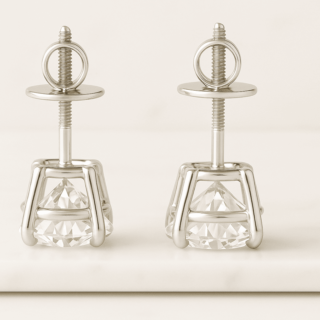 Lab Grown Diamond Huggie Earrings 14K Solid Gold 2CT Pear Drop Hoops