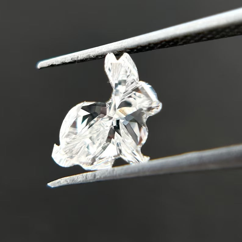 Lab Grown Diamond Loose For Unisex Pendant Fancy Shape Man Made Diamond For Women's Jewelry