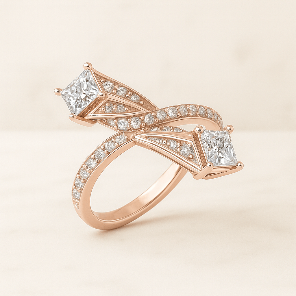 Lab Grown Diamond Ring Enhancer Gift for Her