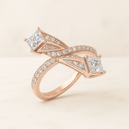 Lab Grown Diamond Ring Enhancer Gift for Her