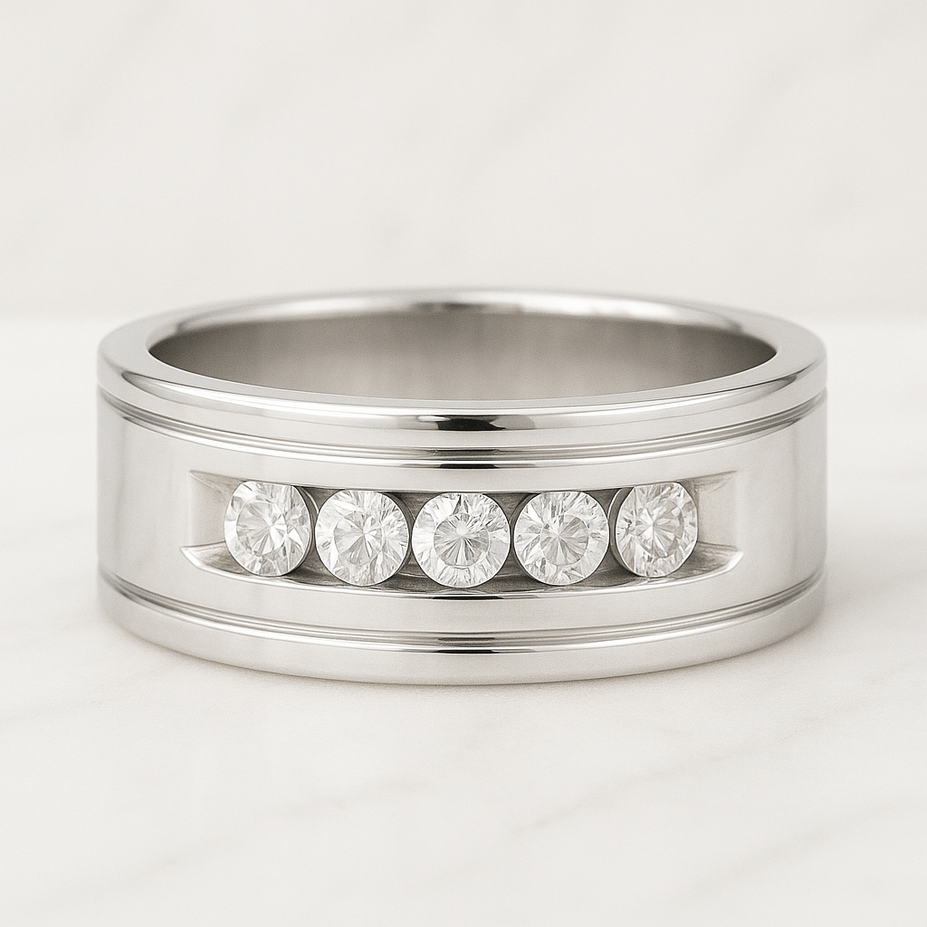 Lab Grown Diamond Ring Round Diamond Engagement Ring Solitaire Wedding Ring for