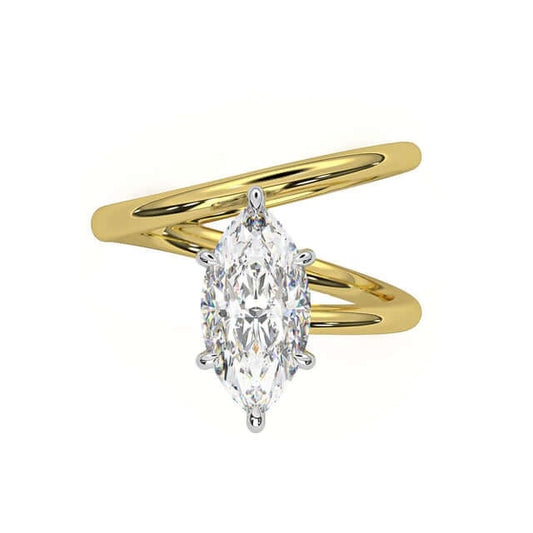 Lab Grown Diamond Solitaire Engagement Ring