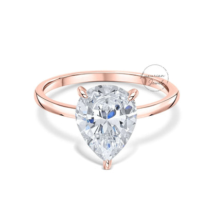 Lab Grown Diamond Solitaire Engagement Ring For Her