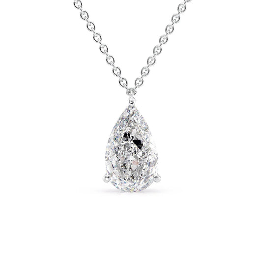 Lab Grown Diamond Solitaire Necklaces for Women