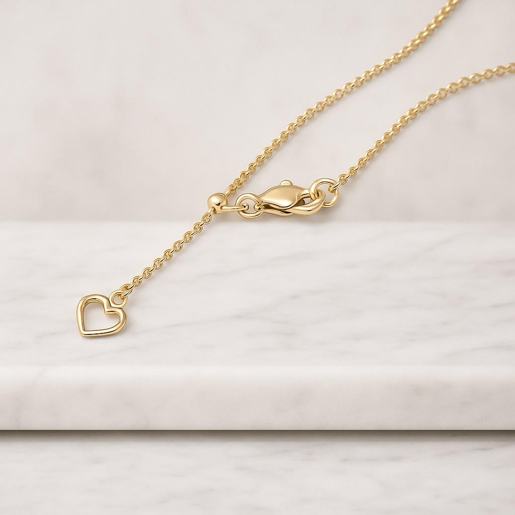 Lab Grown Diamond Solitaire Pendant 14k Gold Prong Settin