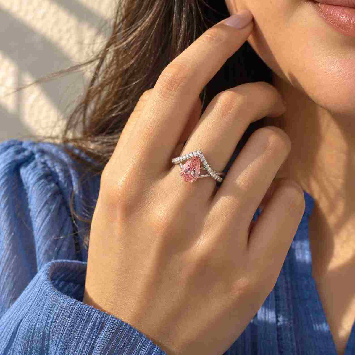 lab grown diamond solitaire ring | 14k white gold | igi certified