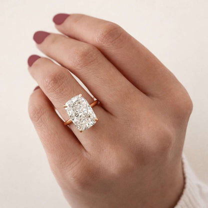  Lab Grown Diamond Solitaire Ring, Claw Prong Ring, Genuine Diamond Ring Gift For Wife,