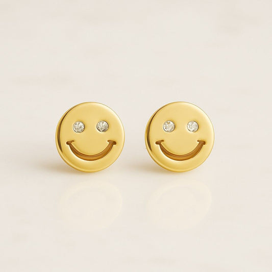 Lab Grown Diamond Stud Earrings 14K Gold Screwback