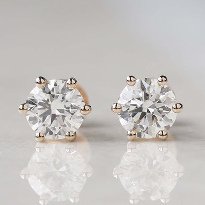 Lab Grown Diamond Stud Earrings For Her