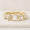 2.50 TW Round Rose Cut Lab Grown Diamond Band