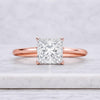 Princess Cut Diamond Ring for Women Solitaire Engagement Ring