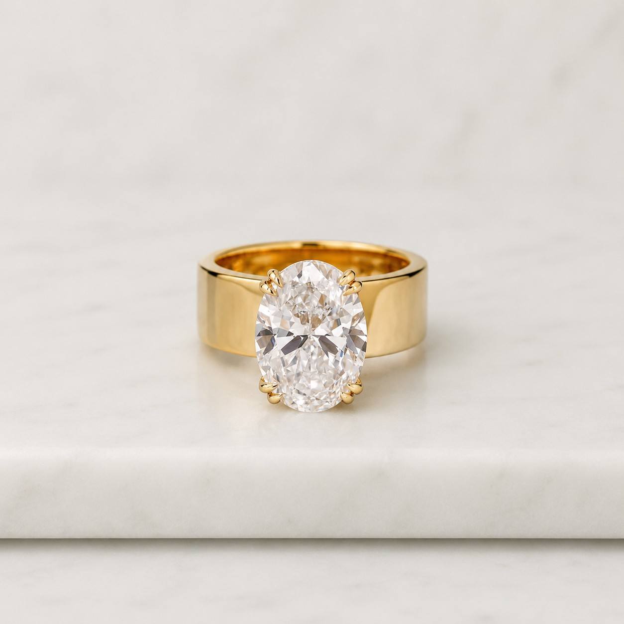 1 CT IGI Certified Lab Grown Diamond engagement ring Solid rose gold ring Oval cut Lab diamond ring 3/4 Eternity Twisted ring Promise ring