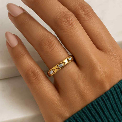 Lab Grown Diamond in solid gold Band Full Eternity Band Lab Grown Diamond Ring Baguette Wedding Anniversary band