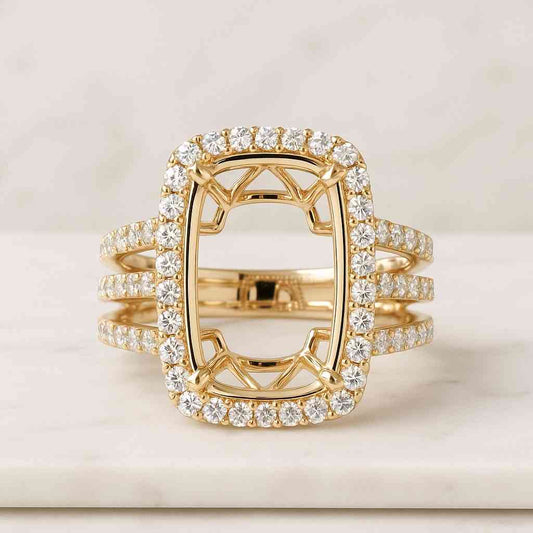 Lab Grown Loose Diamond Elongated Cushion Diamond For Wedding Ring