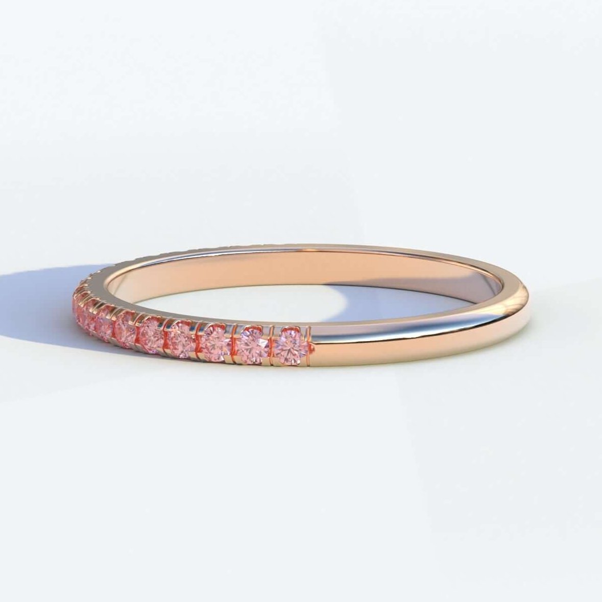 Lab Grown Round Cut Diamond Band 