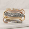 Multi Diamond Link Connect Ring For Her