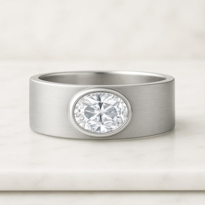 Lab Moissanite Diamond Cluster Ring Round Cut Diamond Wedding Ring Gorgeous Anniversary Ring for Women Unique Bridal Jewelry