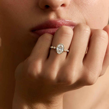 Lab grown diamond Emerald Cut Engagement Ring 14k Gold Three Stone ring IGI Certified emerald cut diamond ring Wedding proposal ring
