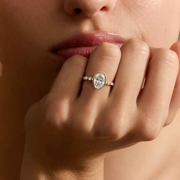 Lab grown diamond Emerald Cut Engagement Ring 14k Gold Three Stone ring IGI Certified emerald cut diamond ring Wedding proposal ring

