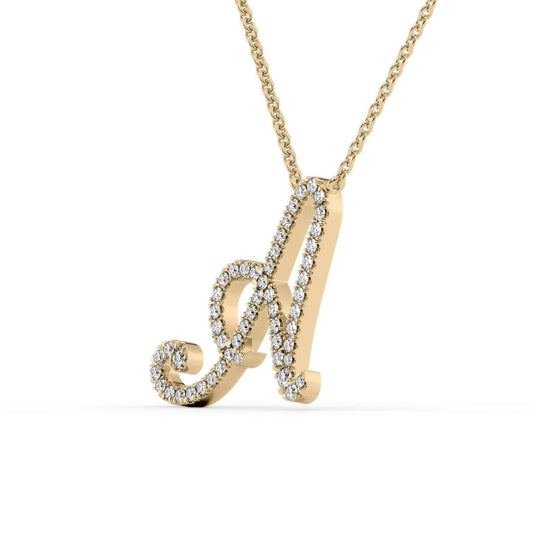 Letter necklace, minimaliste necklace, sterling silver, initial necklace