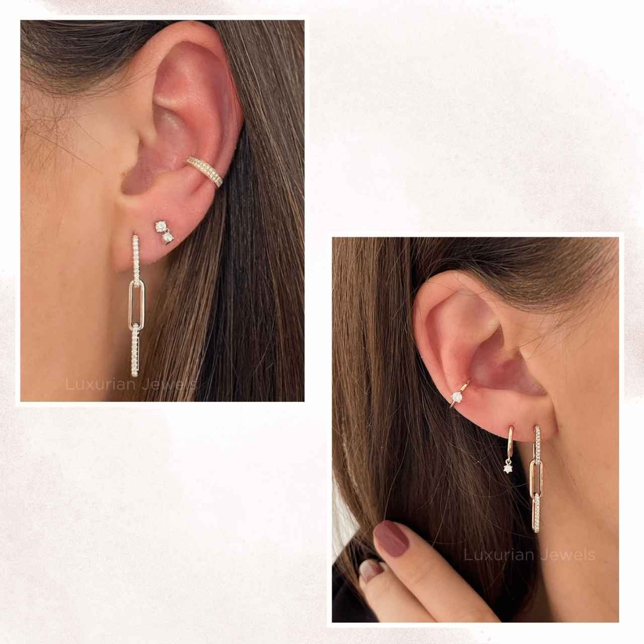 Long Dangle Drop Wedding Earrings For Love Earrings