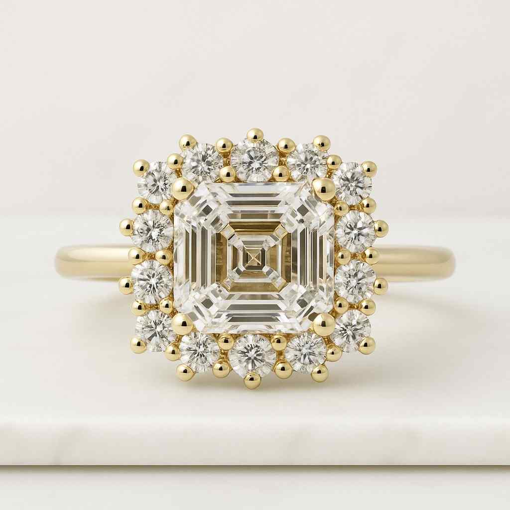 Man Made Diamond Bridal Ring Anniversary Ring For Gift