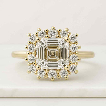 Man Made Diamond Bridal Ring Anniversary Ring For Gift