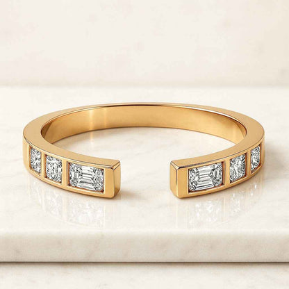 Marquise Cut Lab Diamond Ring Vintage Diamond Engagement Ring