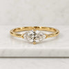 Marquise Cut Lab Grown Diamond Solitaire Engagement Ring