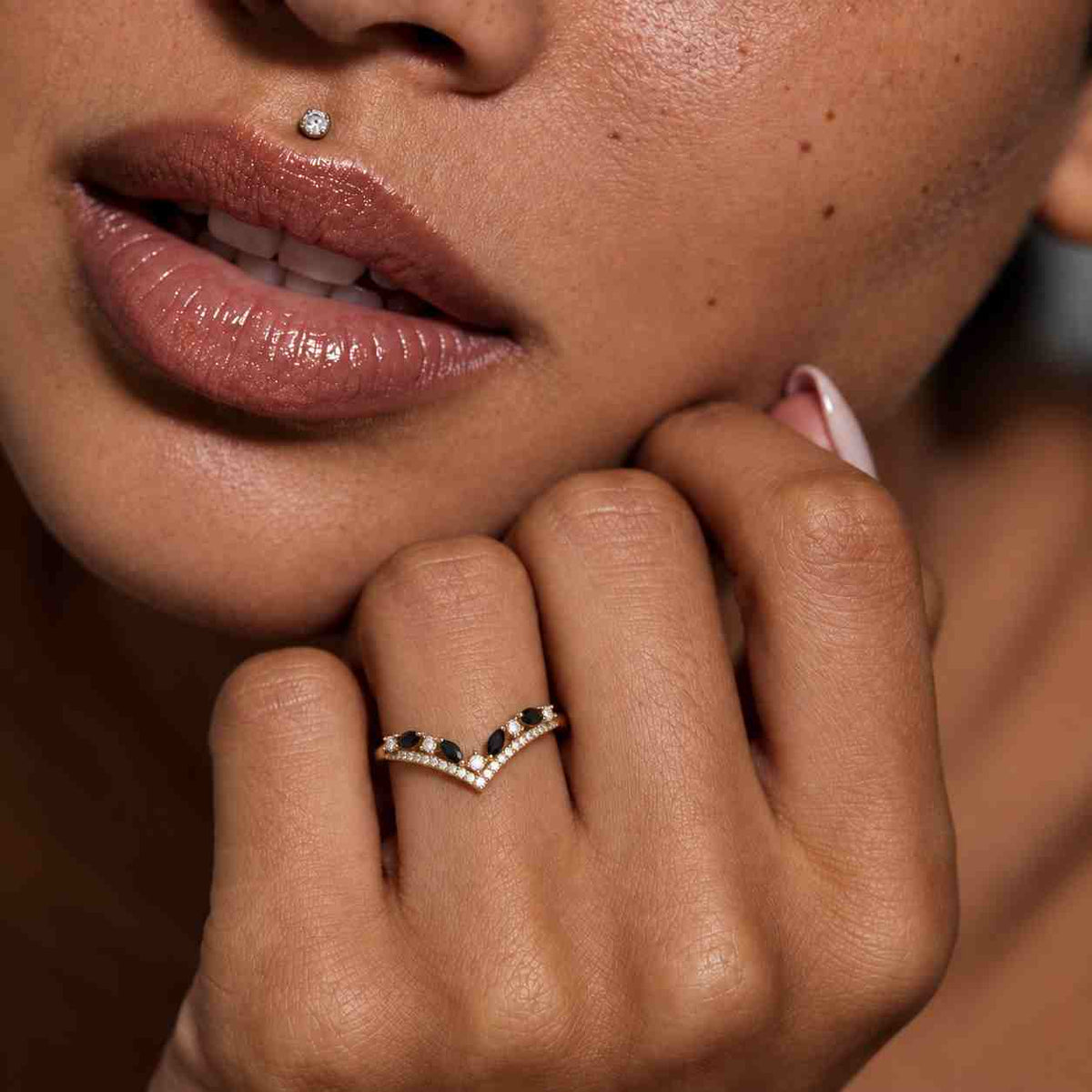 Marquise Cut Moissanite Curved Wedding Band Nature Inspired 10K/14K Rose Gold Marriage Diamond Ring For Women Unique Stacking Matching Ring
