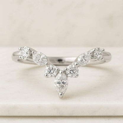 Marquise Cut Moissanite Engagement Ring Marquise Cut Engagement Ring Marquise Solitaire