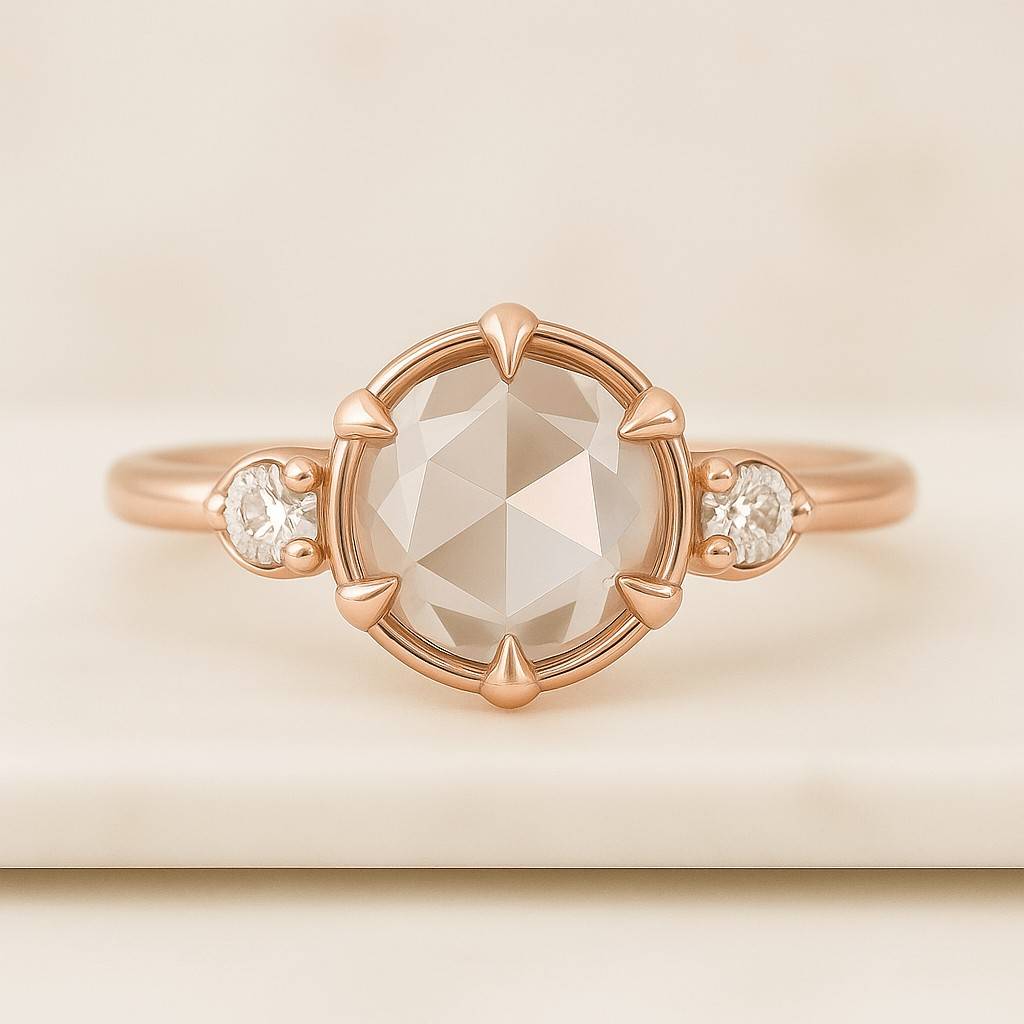 1 CT IGI Certified Lab grown diamond engagement ring Solid gold ring Oval cut lab diamond ring 3/4 eternity Twisted ring Anniversary gift
