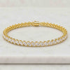 Marquise Cut Lab Grown Diamond Tennis Bracelet