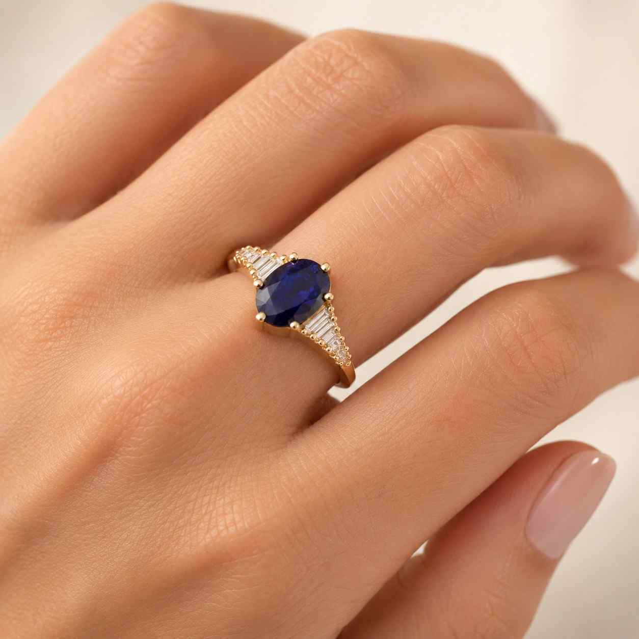 marquise cut tanzanite engagement ring for women 14k gold tanzanite vintage wedding ring 