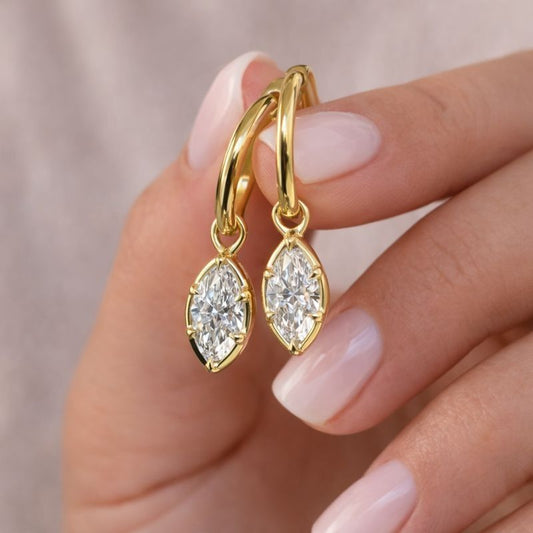 Marquise Diamond Earrings