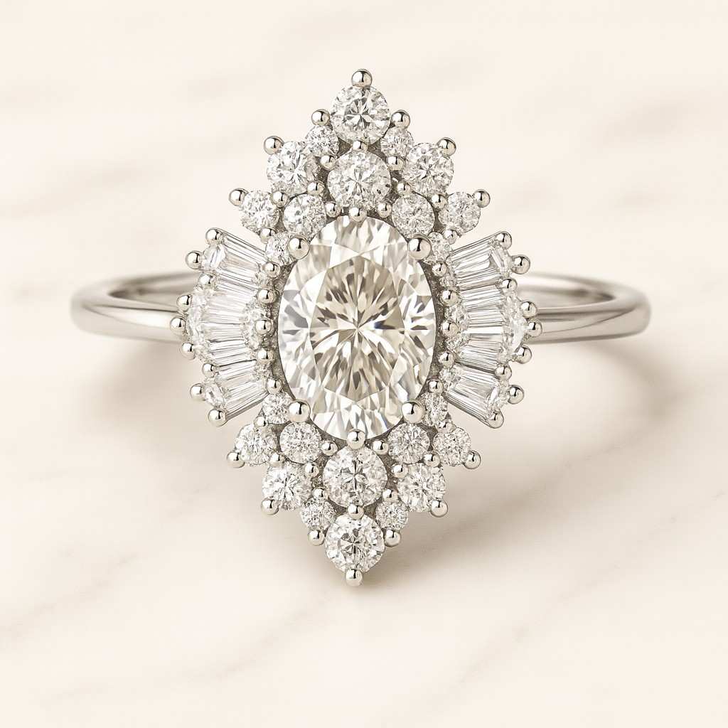 Marquise Diamond Earrings Cluster Stud Earrings Wedding Earrings For Bride Diamond Studs For Women Push Back Earrings Gift For Her