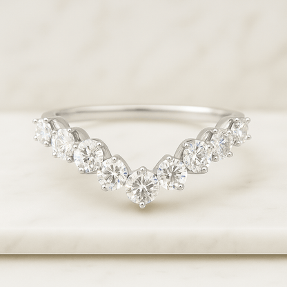 Flower Cut Lab Created Loose Diamond For Engagement Ring