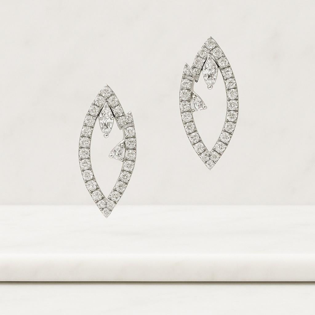 Marquise Diamond Ring 10k 14k 18k Solid Gold Ring Ring Birthday Gifts for Her Minimalist Stacking Ring