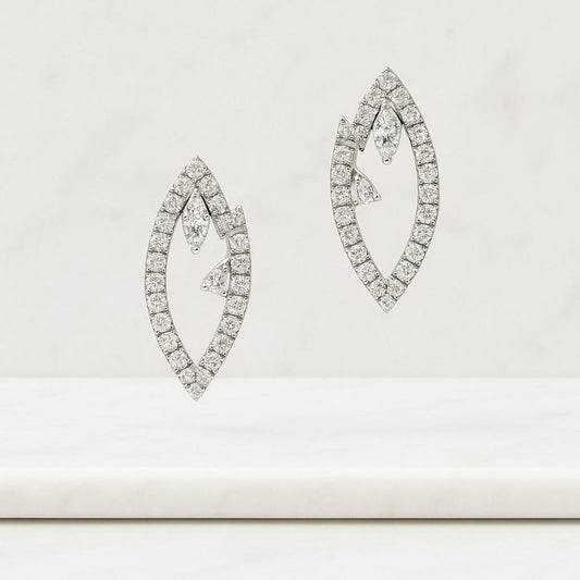 Marquise Diamond Ring 10k 14k 18k Solid Gold Ring Ring Birthday Gifts for Her Minimalist Stacking Ring