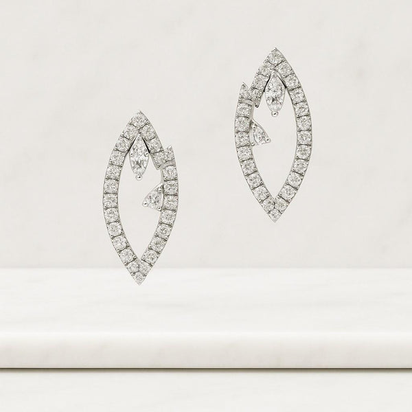 Marquise Diamond Ring 10k 14k 18k Solid Gold Ring Ring Birthday Gifts for Her Minimalist Stacking Ring