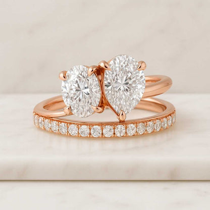 Marquise Diamond Ring Minimalist Promise Ring for Her Genuine Lab-Grown Diamond Ring Solitaire Ring